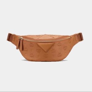 MCM Fursten Belt Bag Cognac